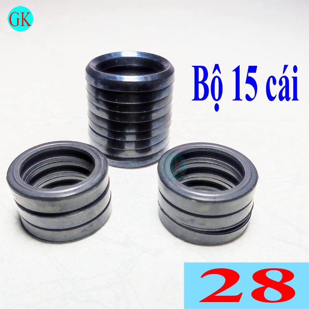 Bộ 15 cái phớt máy rửa xe phi 28 [K-07-09]