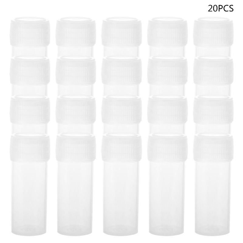 Set 20 Lọ Nhựa Rỗng 5ml Dùng Đựng Mẫu Thử
