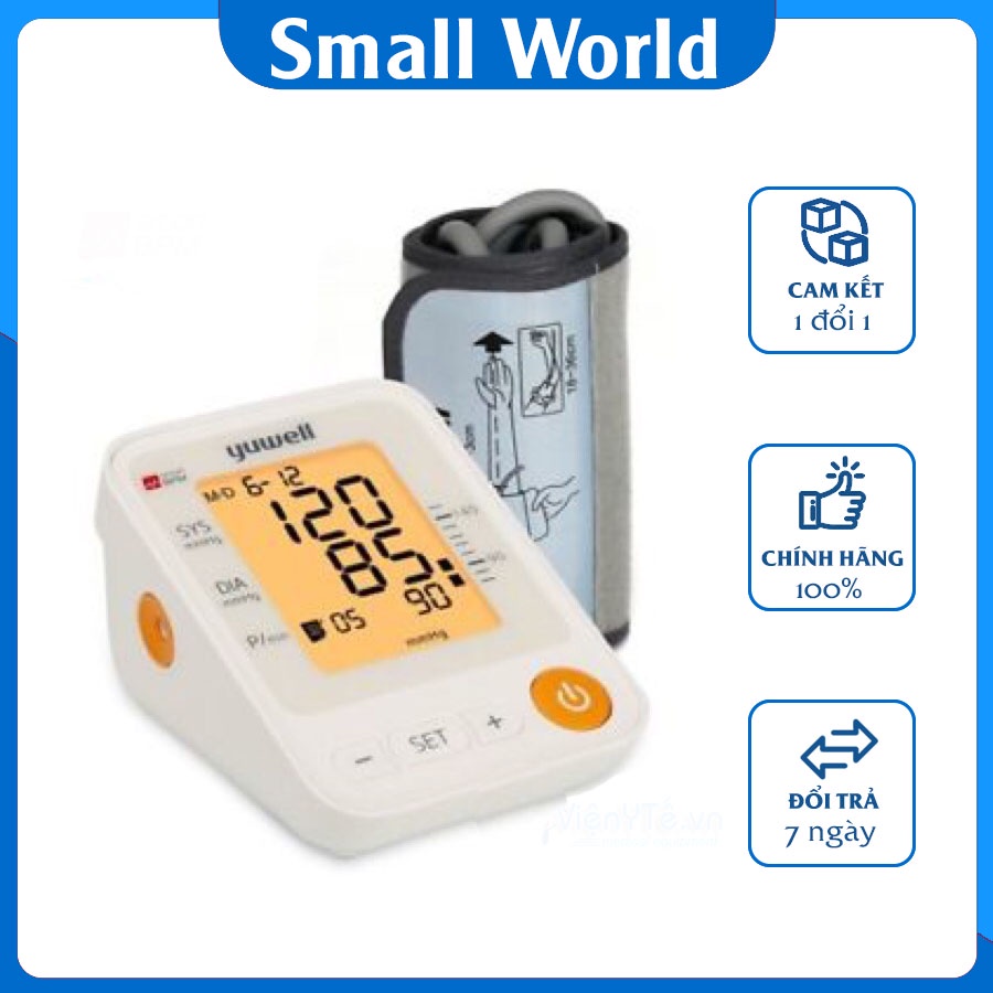 Máy Đo Huyết Áp Bắp Tay Yuwell YE650D cho người lớn tuổi - Bảo hành chính hãng 5 năm có giọng nói tiếng Việt