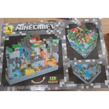 Lego MineCraft Xây dựng thế giới lâu đài và rồng cỡ lớn có đèn LED cao cấp