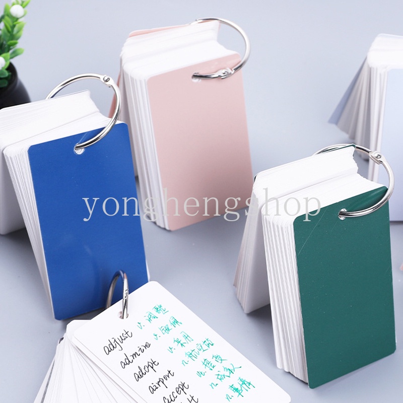 Set 100 Tờ Giấy Ghi Chú Kiểu Dáng Đơn Giản Tiện Dụng Cho Học Sinh