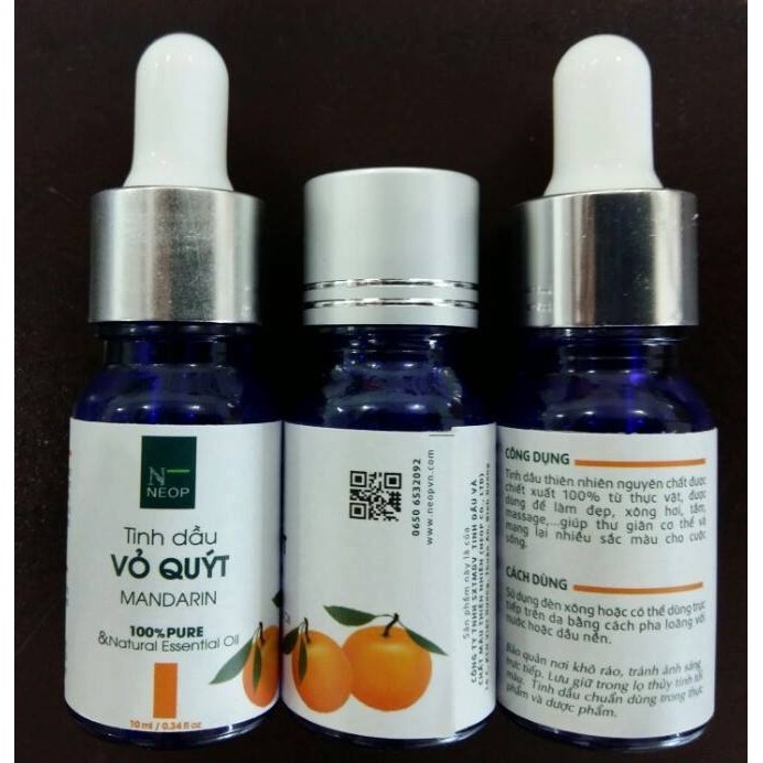 Tinh Dầu Vỏ Quýt NEOP (UK) - Mandarin Essential Oil 10ml