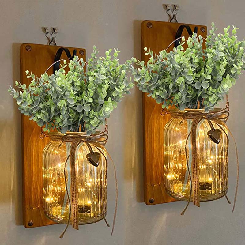 Lá cây khuynh diệp nhân tạo bằng nhựa 34cm trang trí tiệc cưới