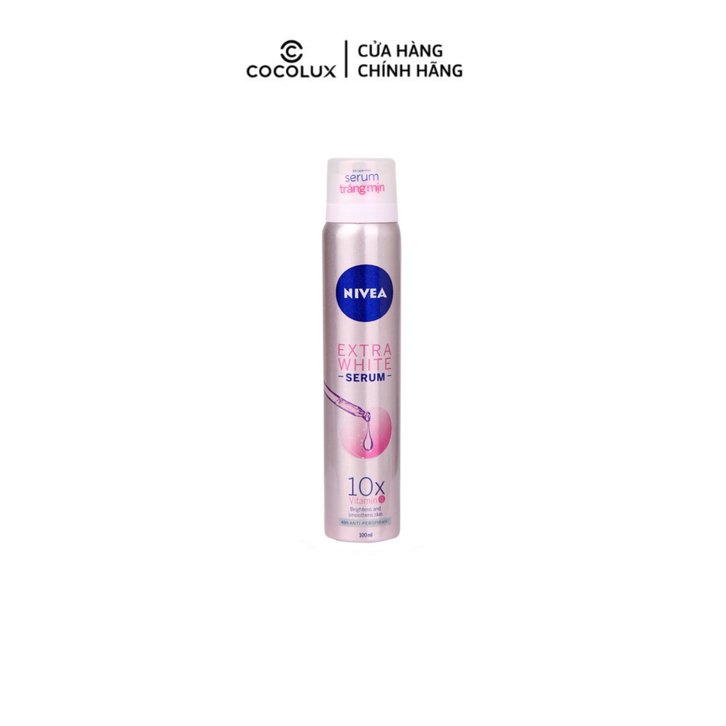 Xịt ngăn mùi Nivea nữ Serum trắng mịn 100ml