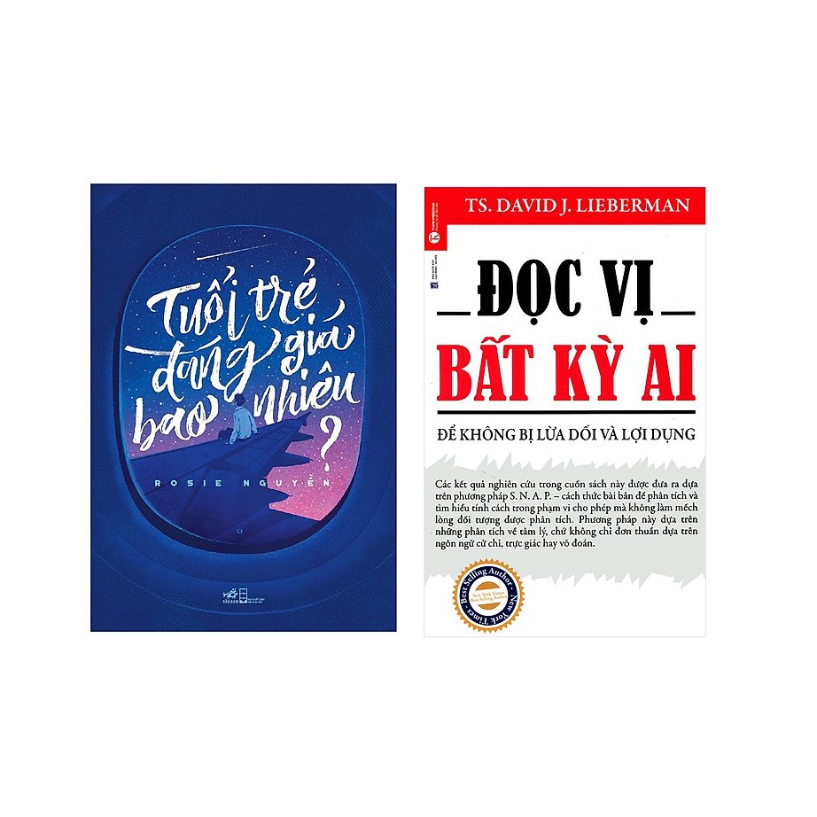 Sách - Combo Tuổi trẻ đáng giá bao nhiêu + Đọc vị bất kỳ ai