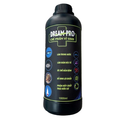 DREAMPRO 1000ml - Chế Phẩm Vi Sinh Làm Trong Nước - Khử Mùi Tanh Hôi - Cho Hồ Cá Cảnh