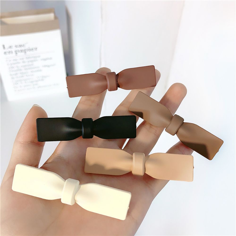 Kẹp tóc nơ phong cách Hàn Quốc cổ điển dễ thương dành cho bạn nữ