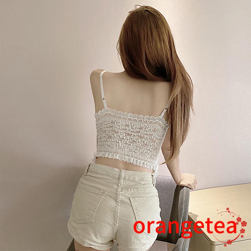 Áo Hai Dây Không Gọng In Họa Tiết Hoa Thời Trang Mùa Hè Cho Nữ
