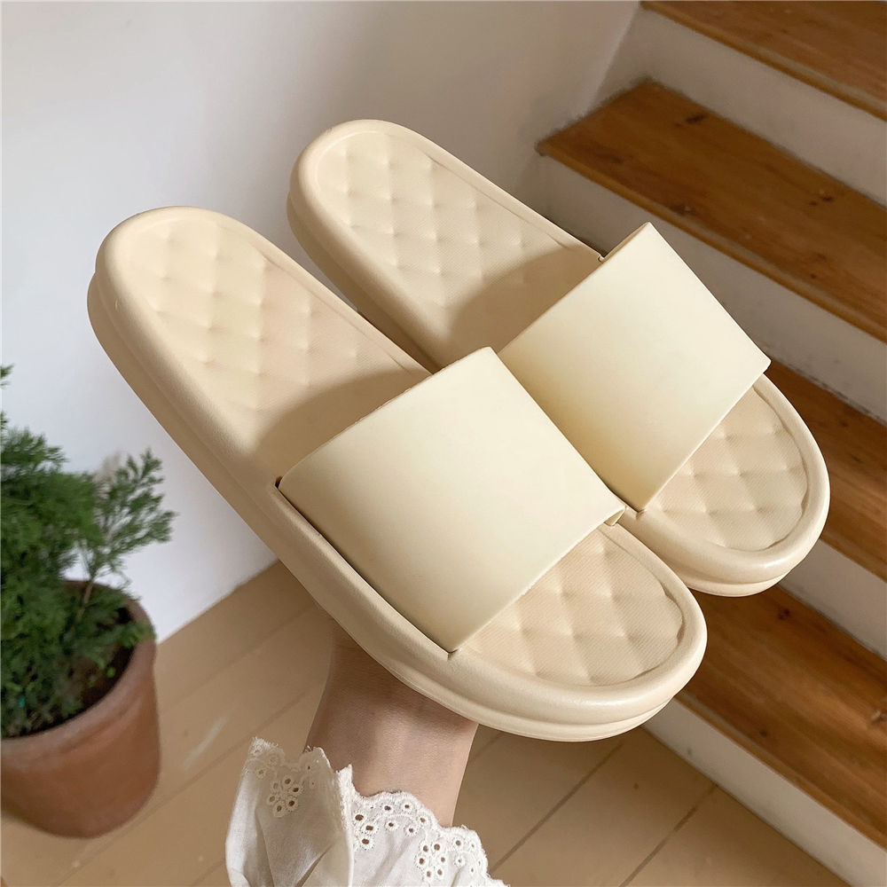 oeggeo shop Đôi dép nữ Mảnh mông rậm rạp vơ dép lê