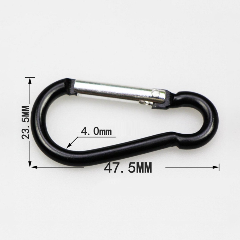 Móc khóa EDC SOSAMA móc chìa khóa xe, móc balo du lịch, dã ngoại, phượt carabiner nhôm siêu bền HG-001091