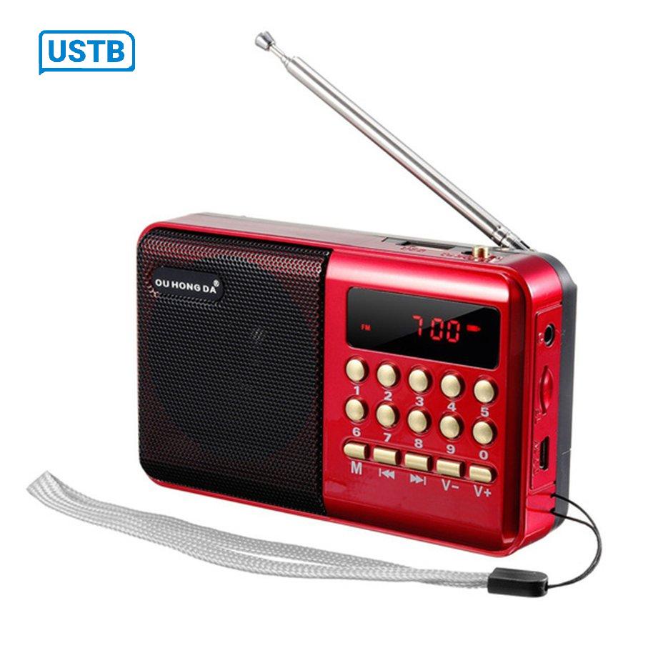 Máy nghe nhạc MP3 mini kỹ thuật số USB TF FM KK11 cho người già
