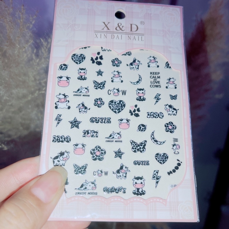 Sticker Dán, Hình Nail Móng Tay Mẫu Mới Siêu Hót [Thanh Vy Nail]