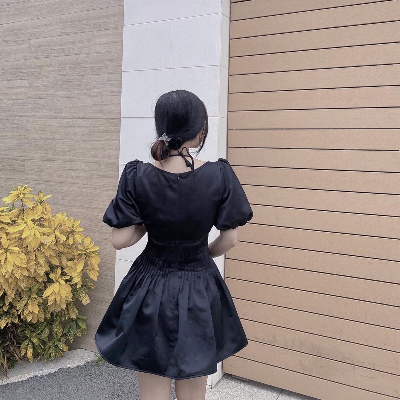 Đầm Choomhee Dress tay phồng cổ yếm🥟 | BigBuy360 - bigbuy360.vn