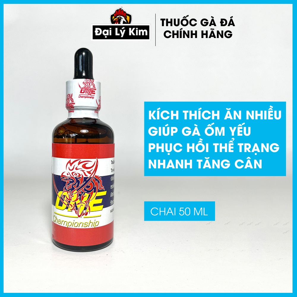 Dinh dưỡng nuôi gà đá tăng bo Super One, chai 50ml, nhập khẩu Thái Lan chính hãng