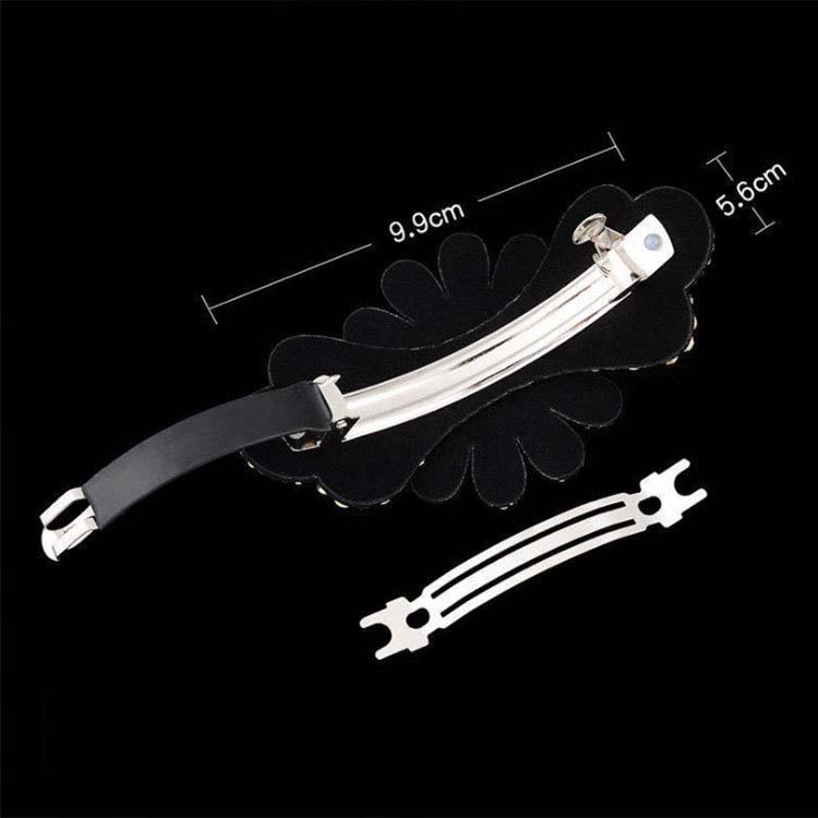 Kẹp tóc hình hoa đính kim cương giả thời trang cho nữ