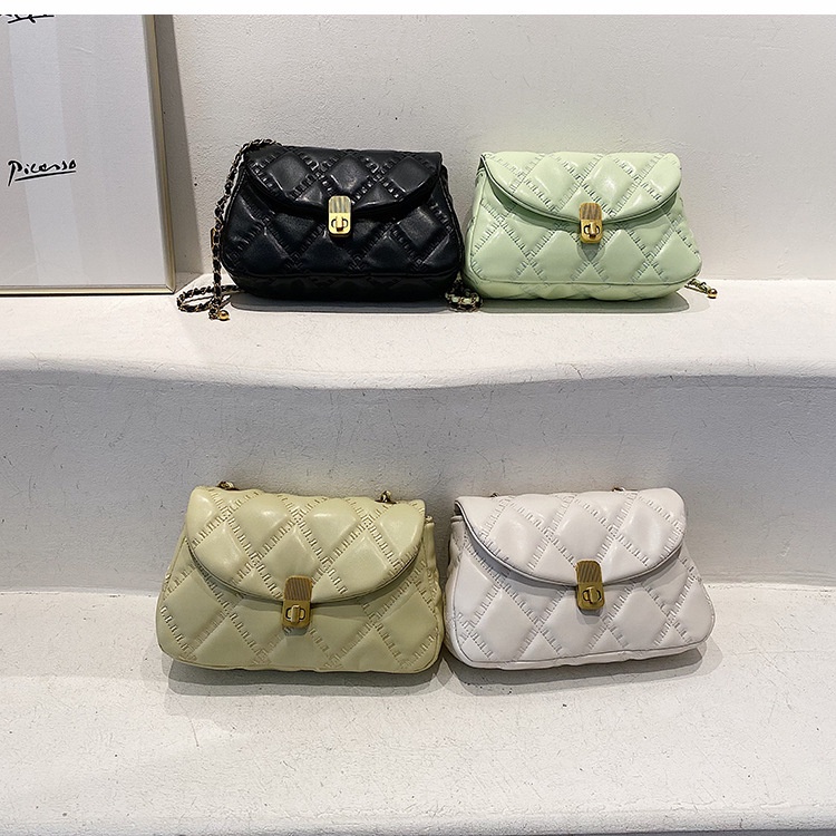 Túi Đeo Vai Có Dây Xích Thêu Họa Tiết Tinh Tế Thời Trang Cho Nữ