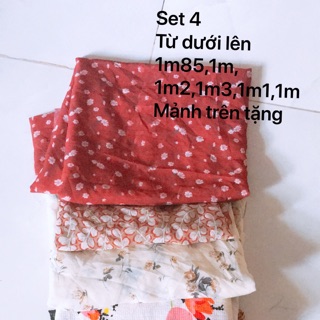 Set vải voan, lụa, chiffon