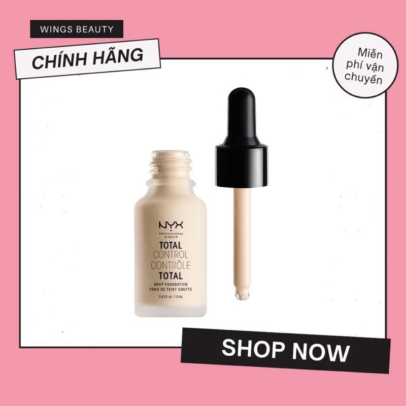 NYX - Kem nền Total Control Drop Foundation 13ml