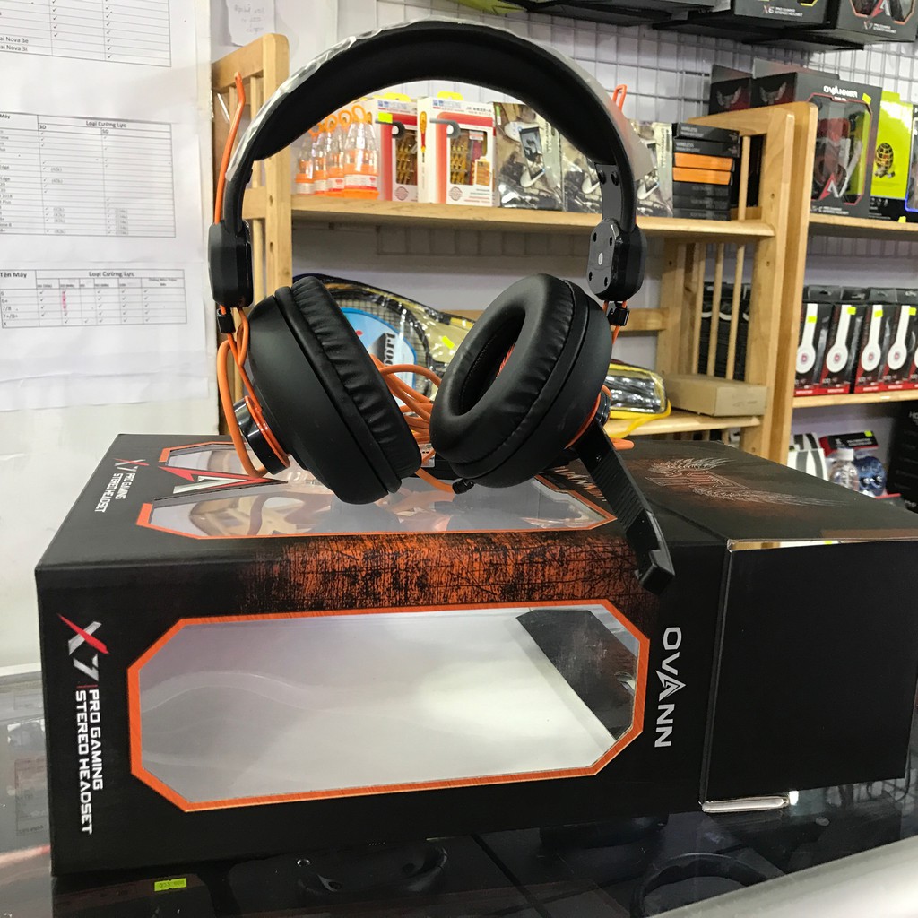 TAI NGHE MÁY TÍNH CÓ DÂY CHÍNH HÃNG OVANN X7