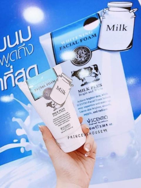 Sữa rửa mặt con bò MILK PLUS Q10 Thái lan