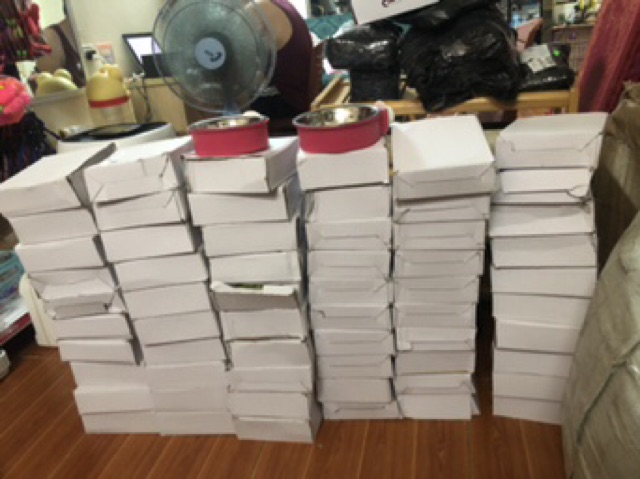 Bát ăn gắn chuồng cho chó mèo tháo rời