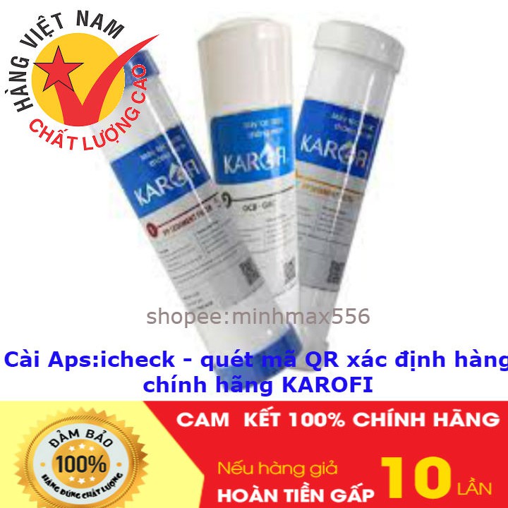 [UY TIN SỐ 1] COMBO 01 Bộ lọc 123 karofi & 01 tay mở cốc lọc | Linh kiện lọc nước | BigBuy360 - bigbuy360.vn