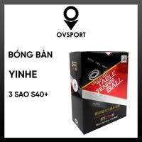 Quả bóng bàn Yinhe 3 sao màu đỏ H40+ Hộp 6 quả dùng cho thi đấu đỉnh cao shop bán lẻ