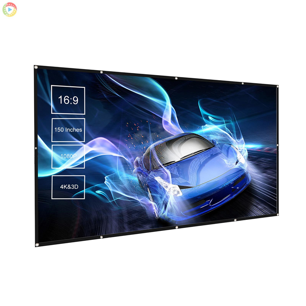 Màn Hình Máy Chiếu 150 Inch Tỉ Lệ 16: 9