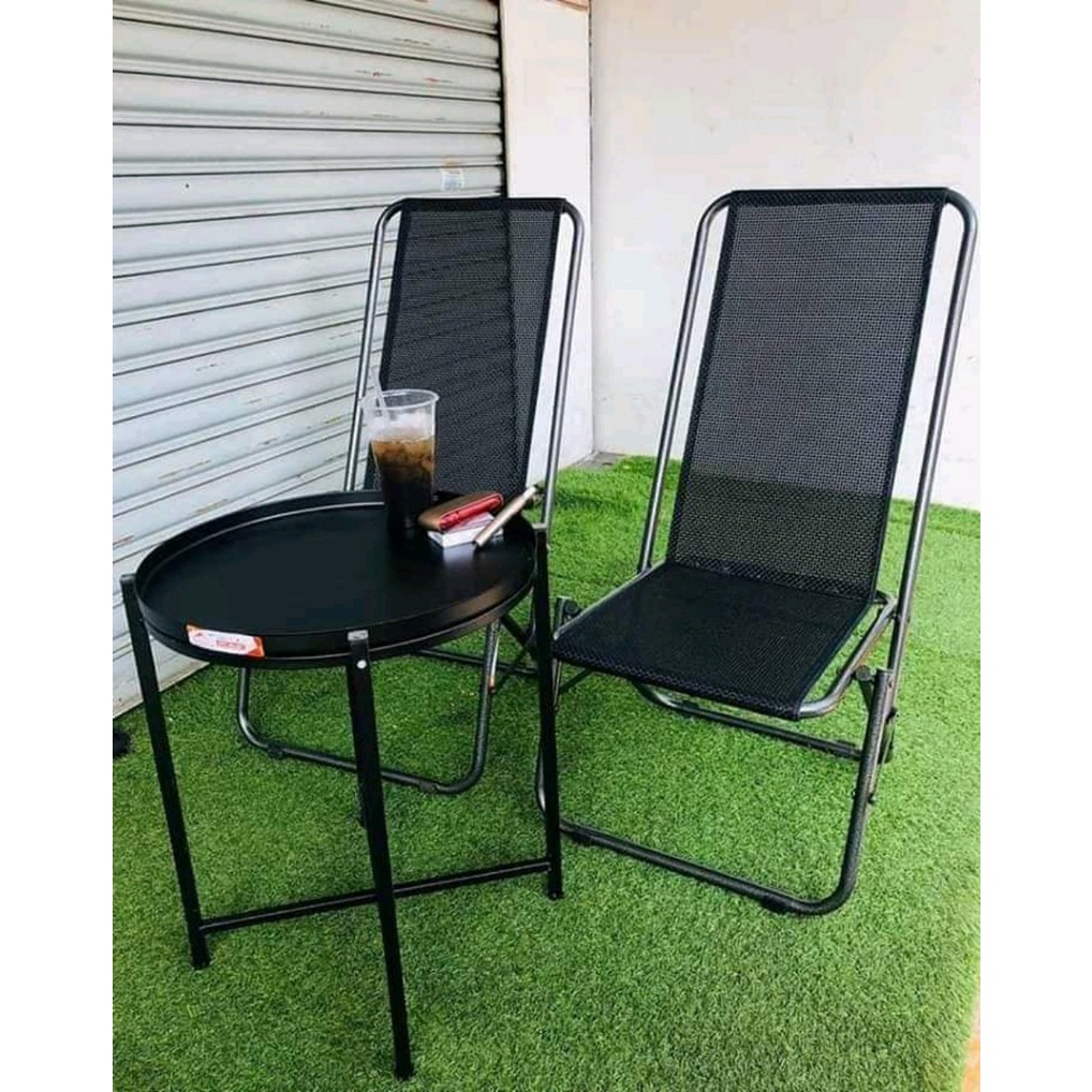 ư Bộ bàn ghế cafe xếp gọn Hồng Gia Hân BGS23