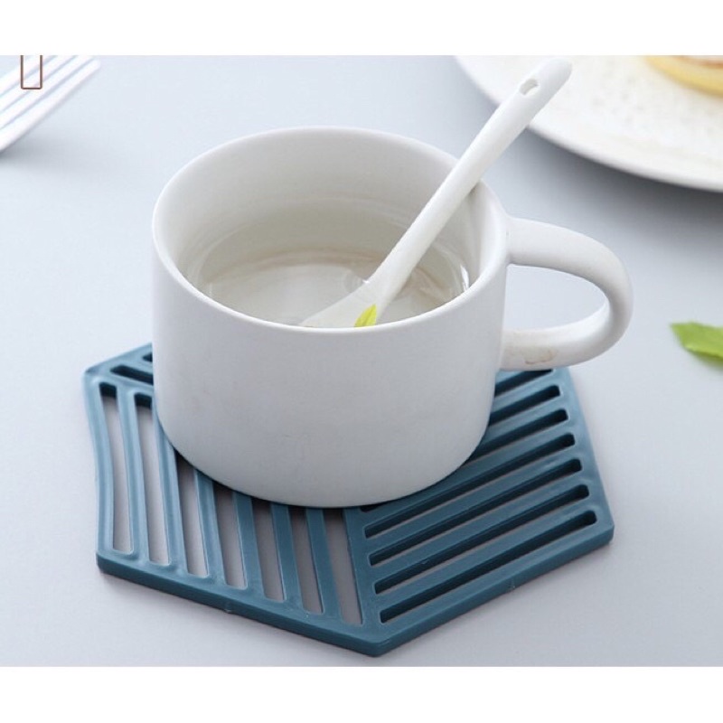 Miếng lót nồi,ly silicon không thấm nước nhiều màu sắc