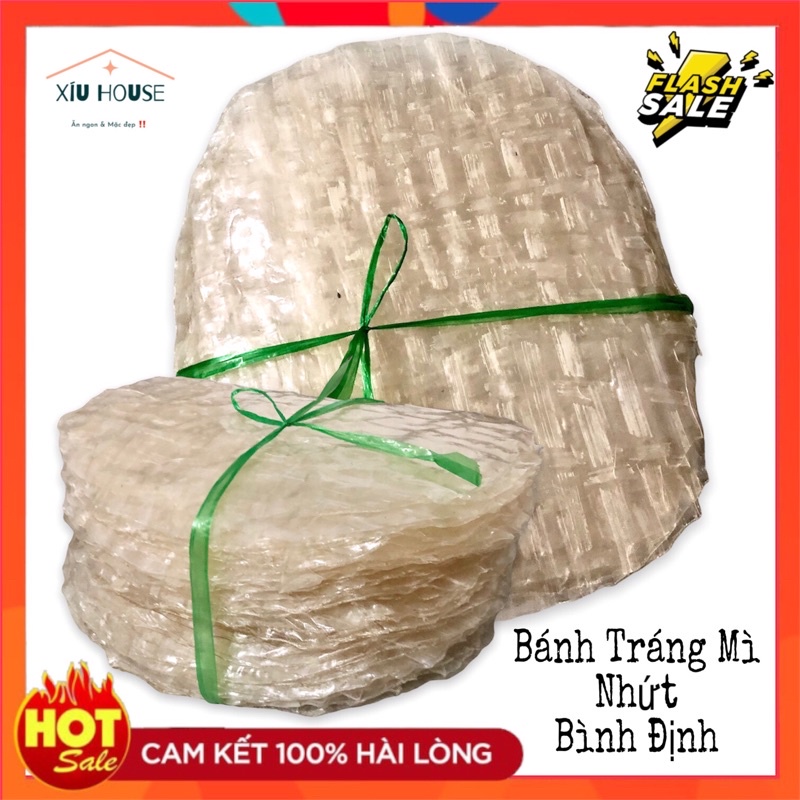 Bánh Tráng Mì Phù Mỹ Loại 1 - Đặc Sản Bình Định (25 cái)