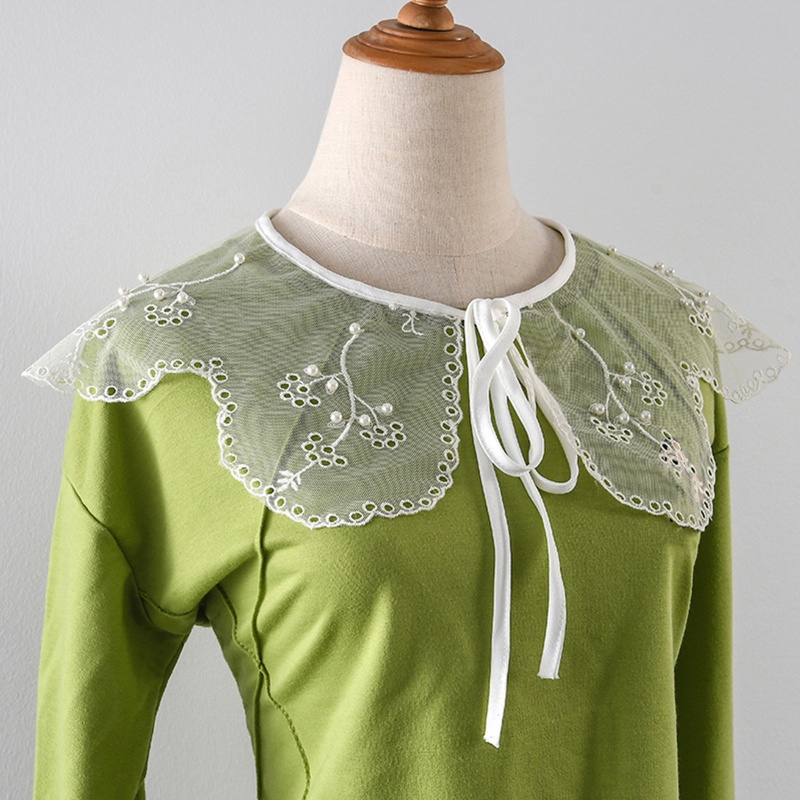 Khăn Choàng Lưới Đính Hạt Ngọc Trai Xuyên Thấu Thiết Kế Tinh Tế Thời Trang Cho Nữ