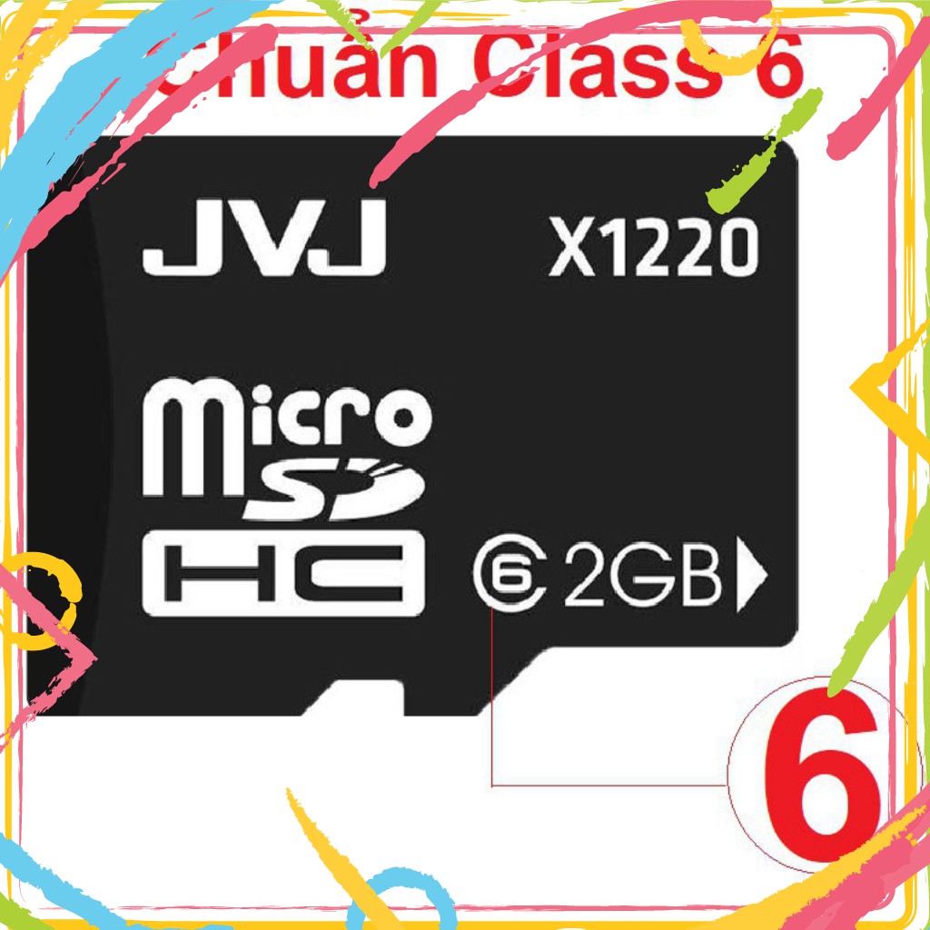 EW9 Thẻ nhớ 2G JVJ C10 tốc độ cao microSDHC 5