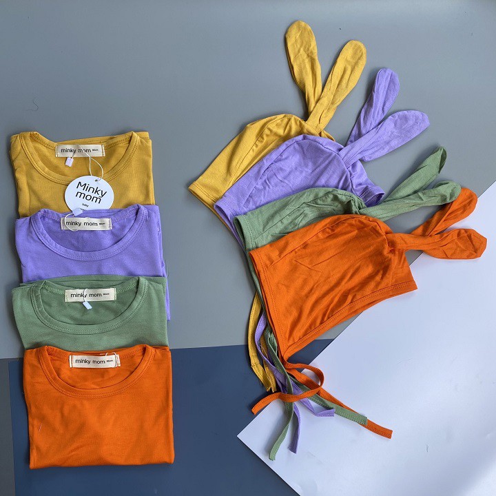Bộ MINKY MOM dài tay tai thỏ siêu Dễ Thương Cho Bé | BigBuy360 - bigbuy360.vn