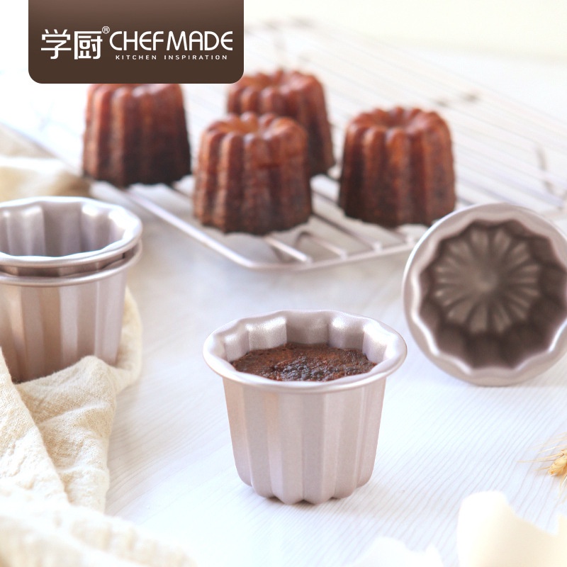 CHEFMADE Khuôn Làm Bánh Mousse Hình Chuông Vàng Wk9772