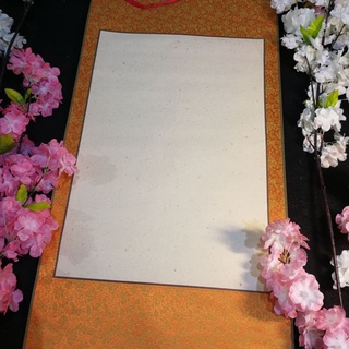 Biểu lụa giấy dó cỡ trung 40cm