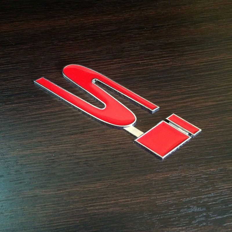 Logo SI 3D Bằng Kim Loại Dán Trang Trí Xe Hơi Honda