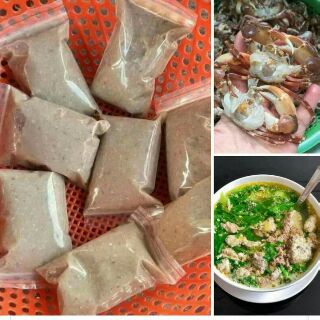 Cua đá biển xay nhỏ túi  250g