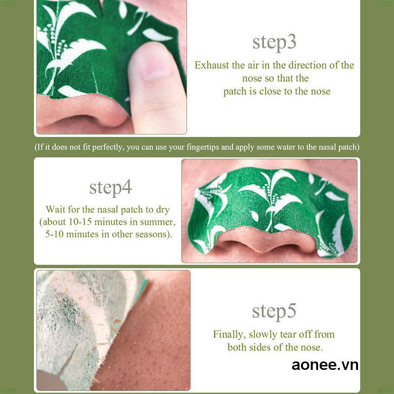 ✨✨Miếng Dán Lột Mụn Đầu Đen Cho Mũi Breylee Từ Dầu Cây Trà