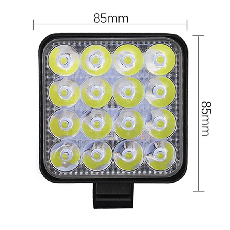 Đèn Led Sương Mù 48W 16 Bóng Chuyên Dụng Cho Xe Hơi Địa Hình ATV