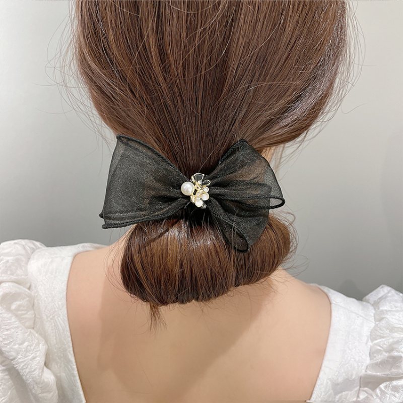 Thun côt tóc hình hoa kiểu dáng đáng yêu cho nữ