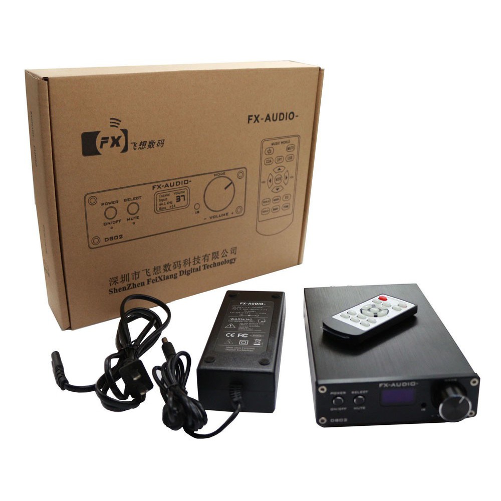 FX-AUDIO D802 Tích Hợp DAC Giải Mã 2x80W