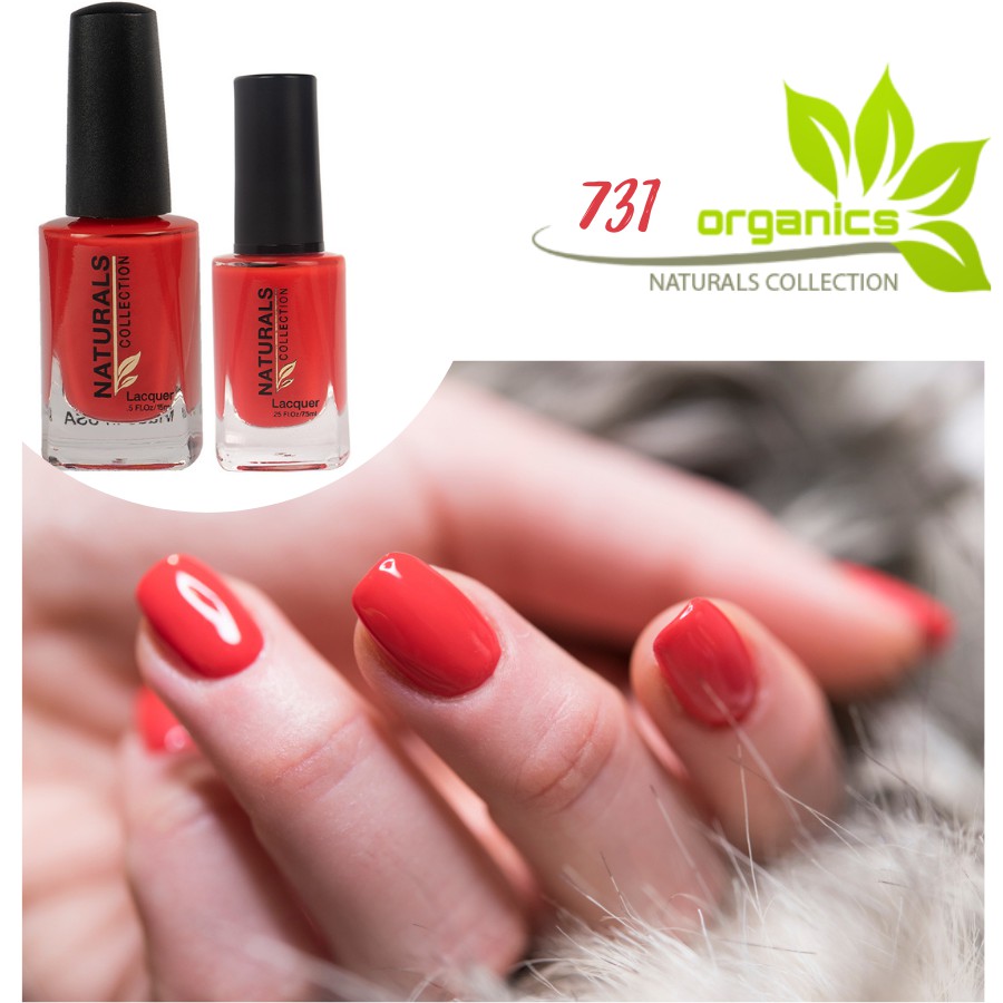 [Chính Hãng] Sơn móng tay Organic màu cam đỏ 731