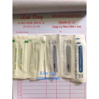 Kim phun xăm 3-5-7 phổ thông (130k 100 kim)