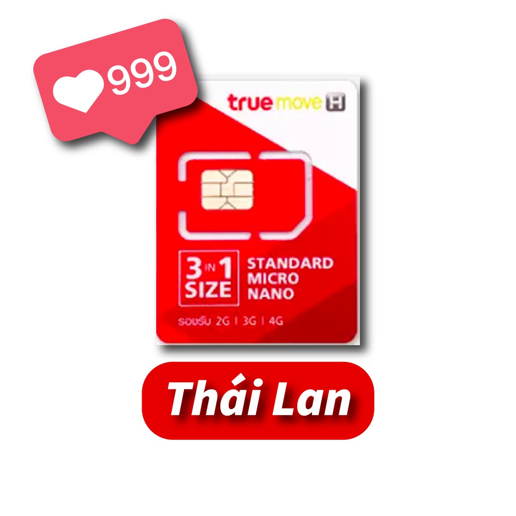 SIM DU LỊCH THÁI LAN - 8 NGÀY - KHÔNG GIỚI HẠN