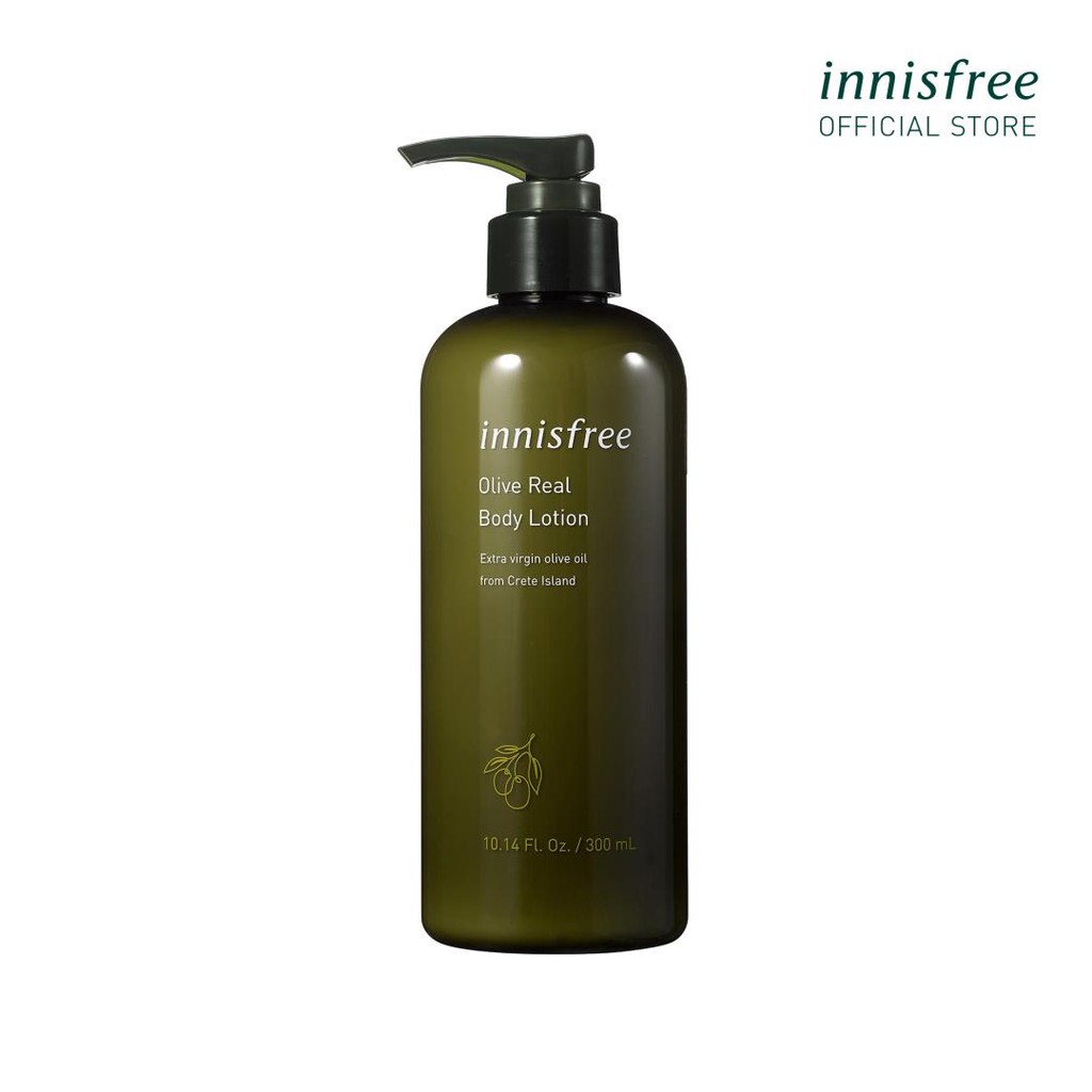 Sữa dưỡng thể cung cấp độ ẩm chiết xuất từ ô liu innisfree Olive Real Body Lotion 300ml
