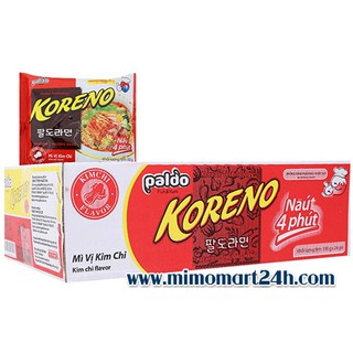 Mì Hàn Quốc Koreno 6 vị - Thùng 24 gói