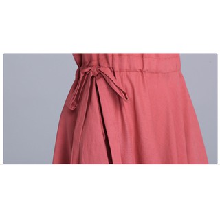 ĐẦM XÒE THẮT EO XẾP LY VAI - DX119