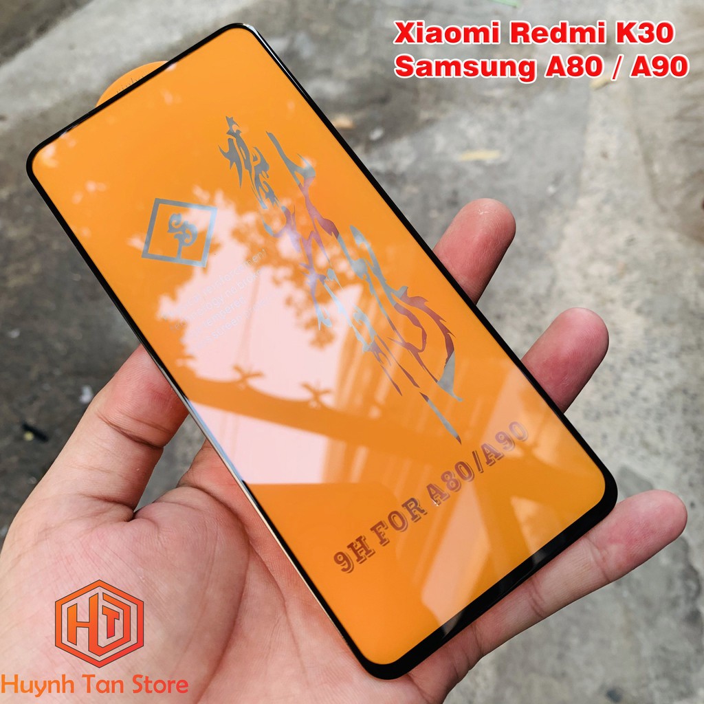 Cường lực redmi k30 6D trong suốt FULL MÀN bảo vệ chống trầy xướt phụ kiện huỳnh tân store