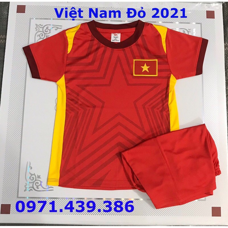Đội tuyển Việt Nam mới Trẻ em,Người lớn.Bộ đá bóng,đá banh việt nam 2020 có size đại XXL.2XL